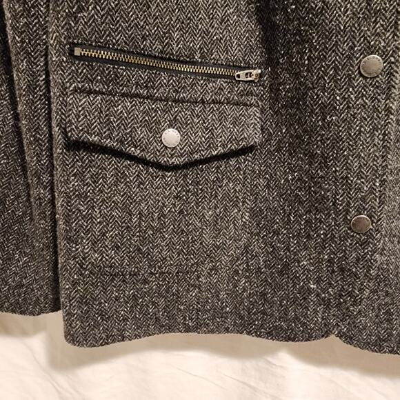 L.L.Bean Virgin Wool Blend Herringbone Jacket XL - Picture 3 of 11